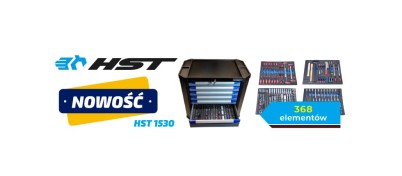 Nowość – Wózek narzędziowy HST 1530 z zestawem 368 elementów