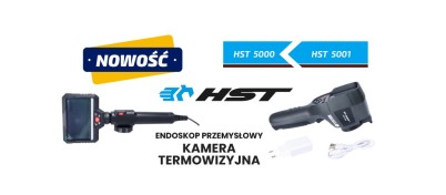 Nowości w Inter Parts: Endoskop przemysłowy HST 5000 i Kamera termowizyjna HST 5001